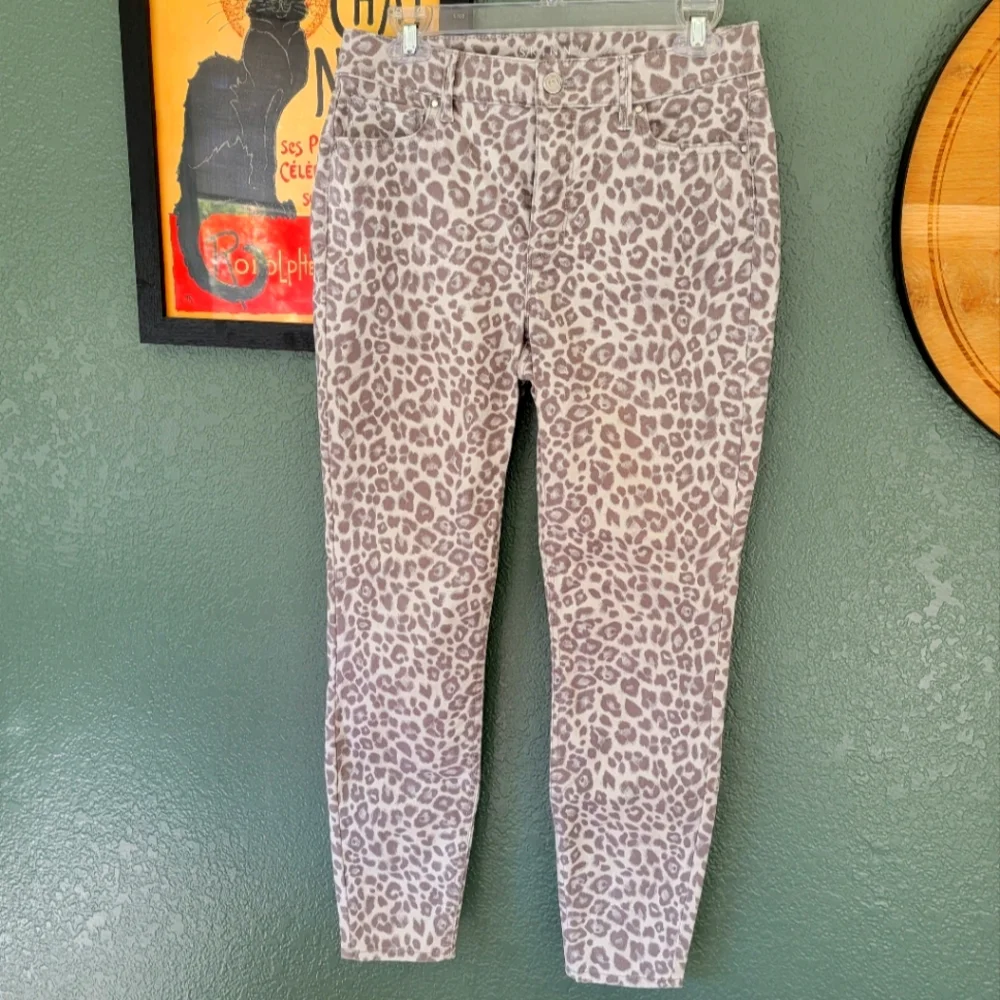 WHBM Leopard Print Pants - Picture 1 of 6